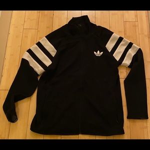 Adidas track jacket size large